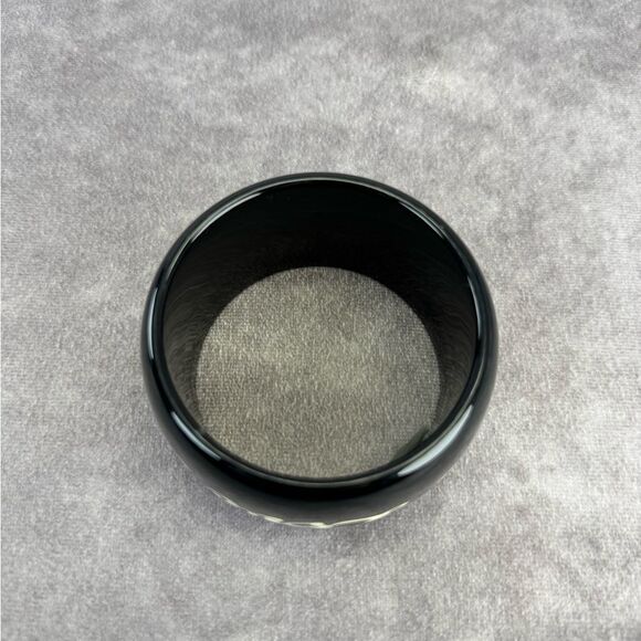 Love Moschino Wide Love Black Bangle Bracelet - Picture 5 of 8